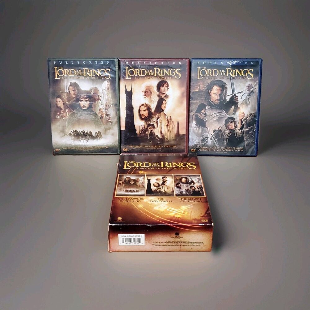 The Lord Of The Rings Motion Picture Trilogy 6-Disc Full Screen DVD Complete